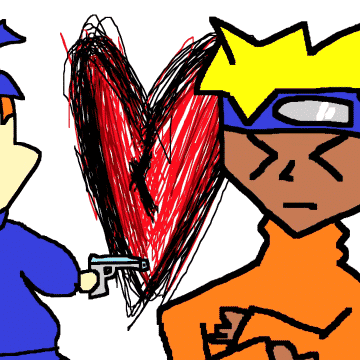 FROSTisRAD Cold Heart Cop Naruto Heart